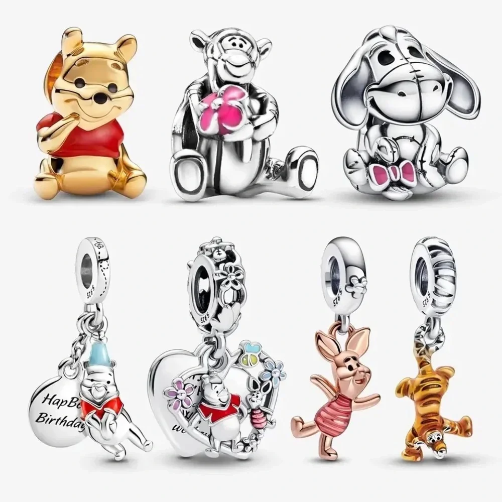 Pandora Disney Silver The Winnie The Pooh And Friends Dangle Charm